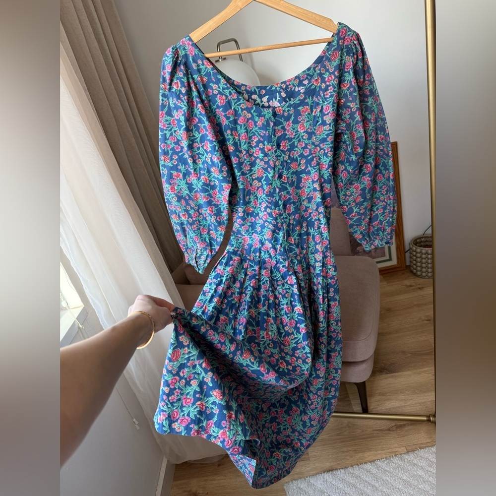 Komil Floral Cotton Dress Blue S
Vintage Feel - Picture 7 of 14
